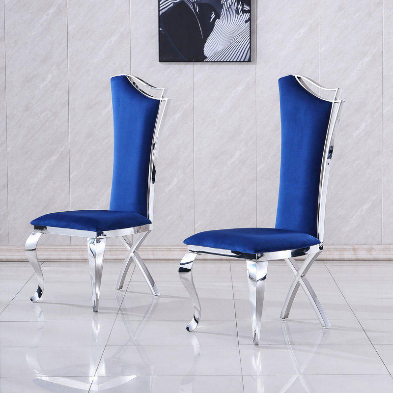 Chaise d'appoint Crescendo, Bleu