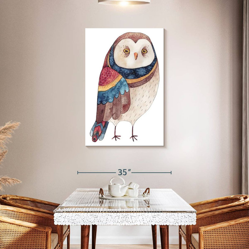 Brampt Odd Owl, 45" H x 30" W