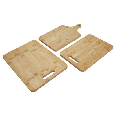 Rampati 3-Pieces Solid Wood Chopping Board Set