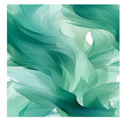 «Abstract Green Abstract I», reproduction d'art moderne sans cadre
