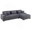 Canapé modulaire moderne en tissu de velours côtelé LAF-5627830