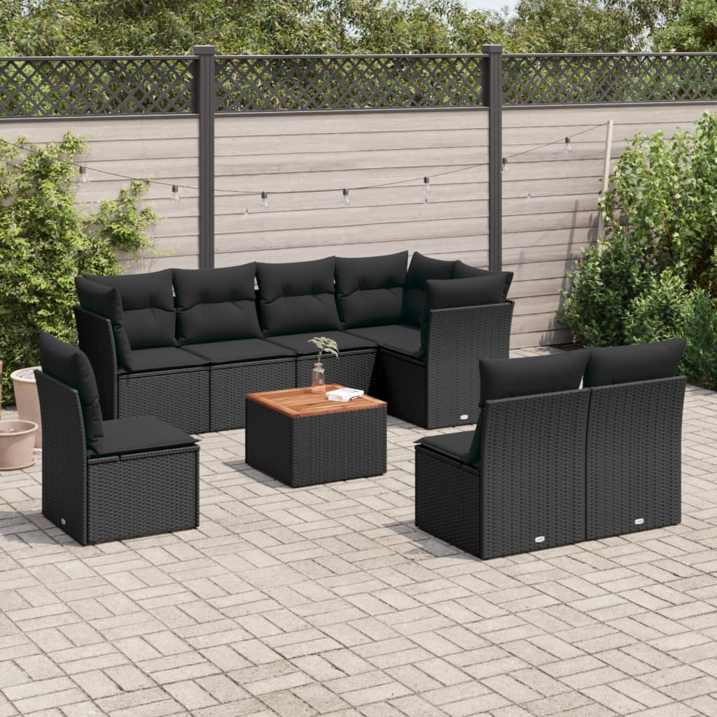 Gartensofa mit Kissen