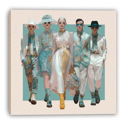 «Runway Harmony», art mural sur toile tendue
