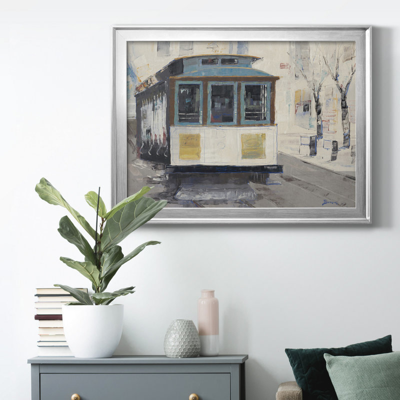 «Cable Town», reproduction sur toile encadrée, H 22,5 po x l 30,5 po x P 1,5 po, Argent
