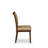 7-piece Dining Table Set includes a Kitchen Table and 6 Beige Polyester Fabric Dinner Chairs with High Back - Antique Walnut Finish-310876426-324702009-324702021