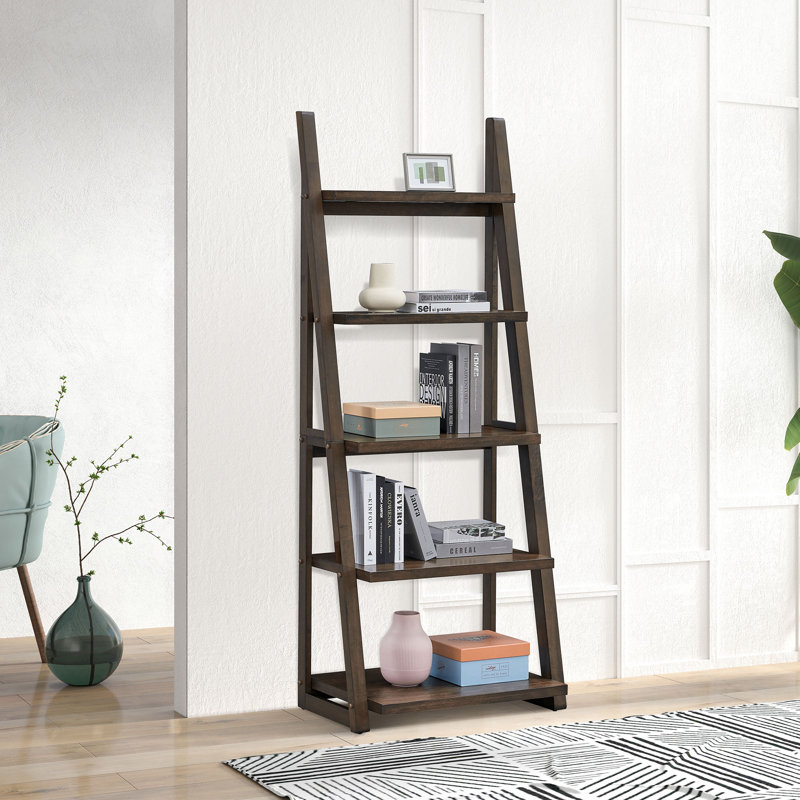 Bibliothèque rustique, étagère de rangement, bibliothèque