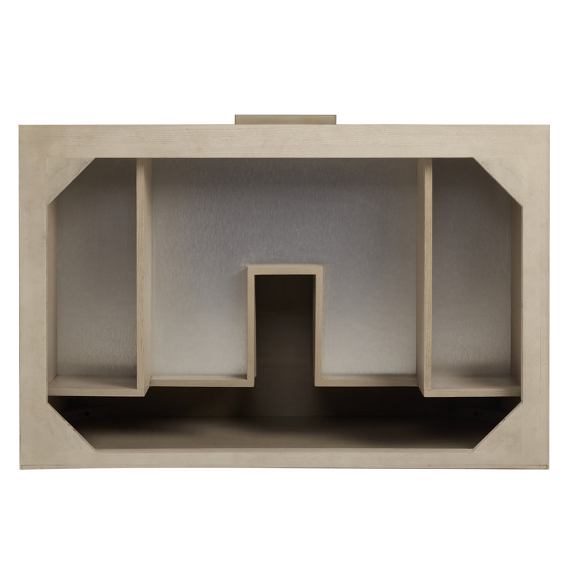 Emmeline 36'' W Single Bathroom Vanity Base, Pebble Oak