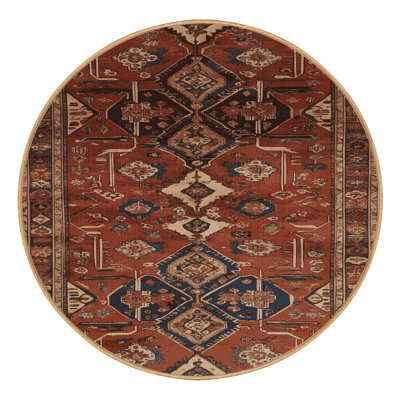 Machine Washable Persian Brown Area Rug