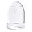 Heated Bidet Seat With Auto Open/Close, Nozzle Position Adjustment, And Four Heating Levels For Bathroom Toilet Multiple Wash Modes, Self - Cleaning Elongated Toilets In