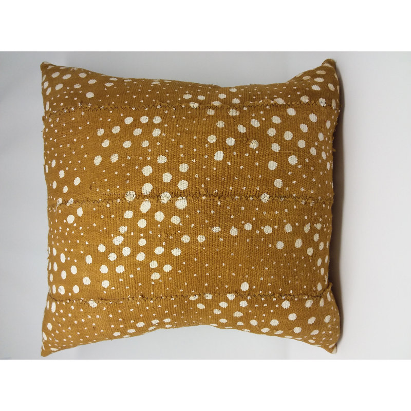 Coussin moutarde moutarde