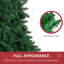Arbre de Noël artificiel à ouverture semi-automatique 7 pi avec 229 branches et base en acier