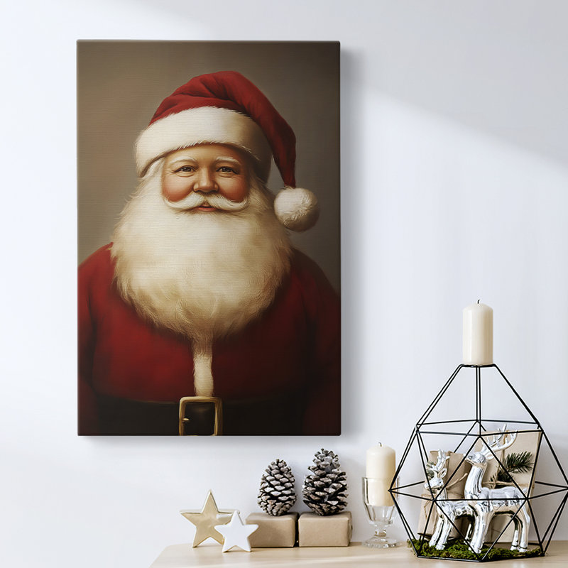 Art des Fêtes de Noël - Toile tendue avec châssis - Série 2-CCVI, H 48 po x l 32 po