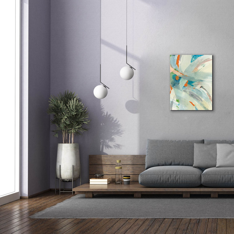 «Spontane 1» par Danhui Nai, art mural sur toile, H 34 po x l 26 po