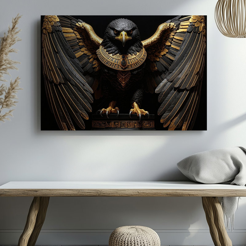 Horus, reproduction d'art sur toile, H 18 po x l 24 po
