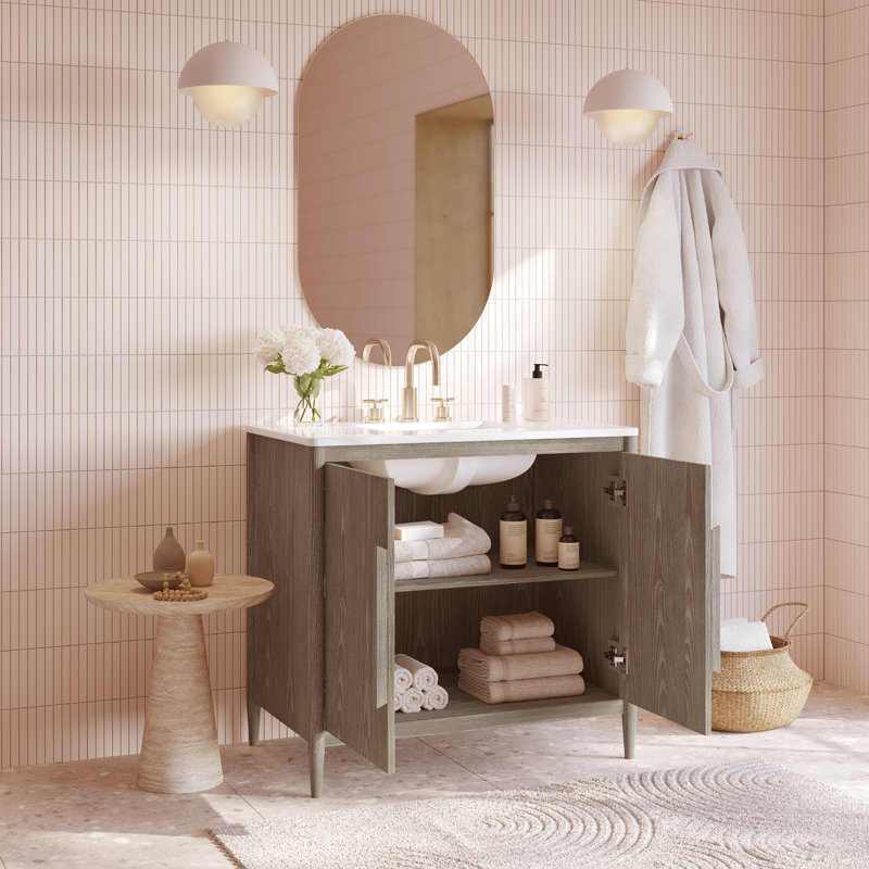 Elinor 36" Quartz Top Single Sink Vanity 