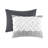 Mila 3 Piece Gray Cotton Comforter Set