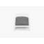 White Aluminum Outdoor Armchair Conversation Set, Pacific Fog Gray