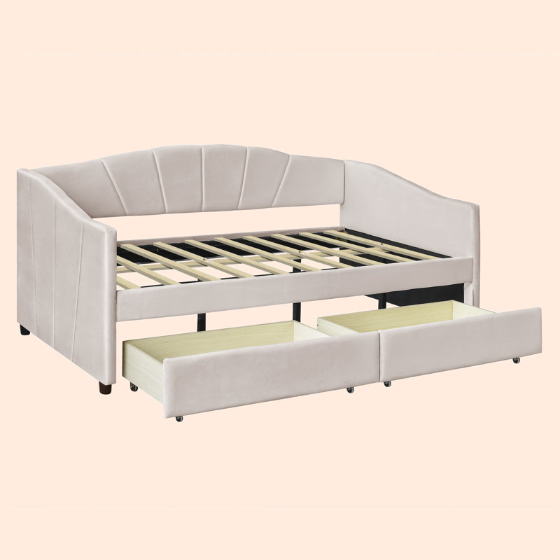Lit plateforme simple avec rangement