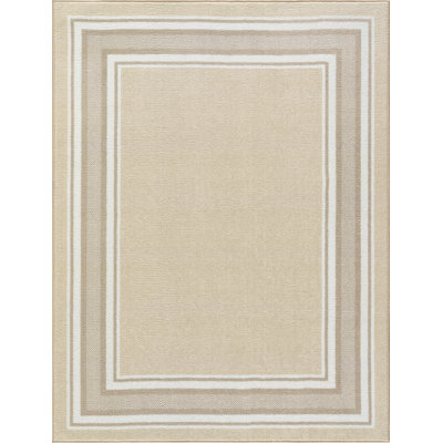 Avigail Beige Non-Slip Area Rug