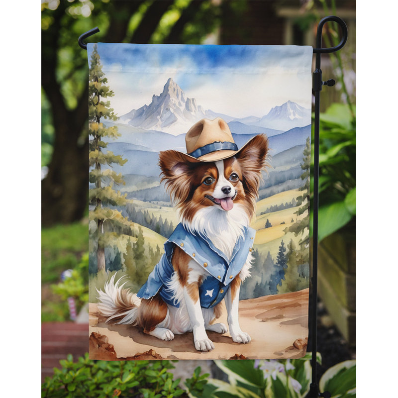 Drapeau Cowboy Welcome Garden, Papillon