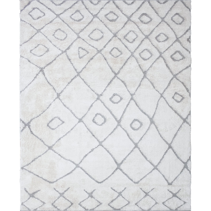 Argueta Geometric Indoor Rug, Rectangle 4'4" x 6'