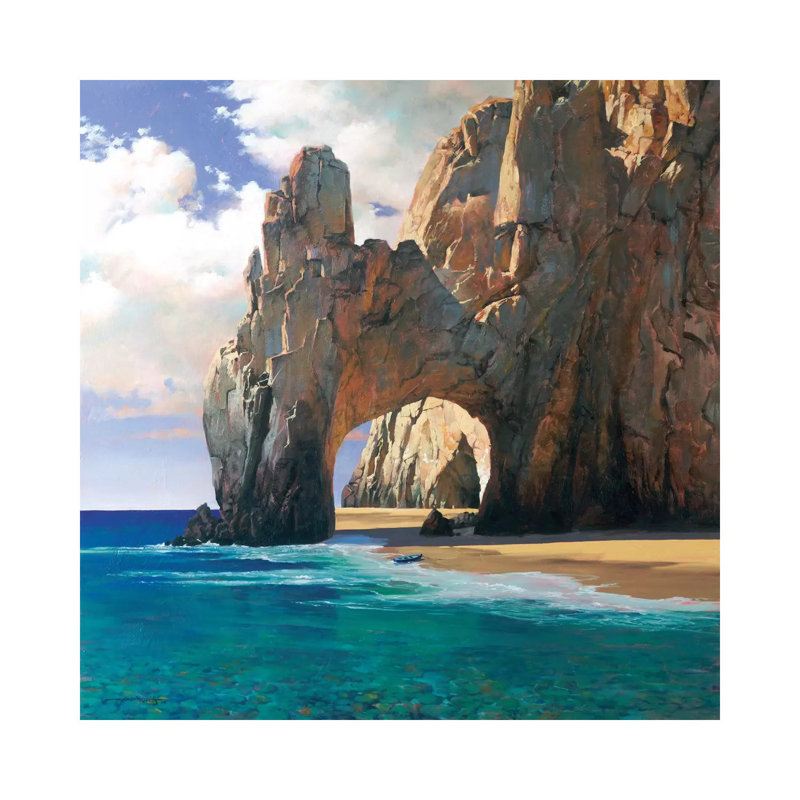 Cabo - impression sur toile tendue, 12" H x 12" W x 0.75" D