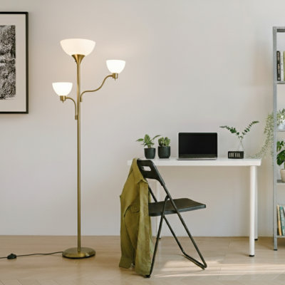 Lampe sur pied à DEL 3 en 3 avec abat-jours réglables polyvalents Sky Dome