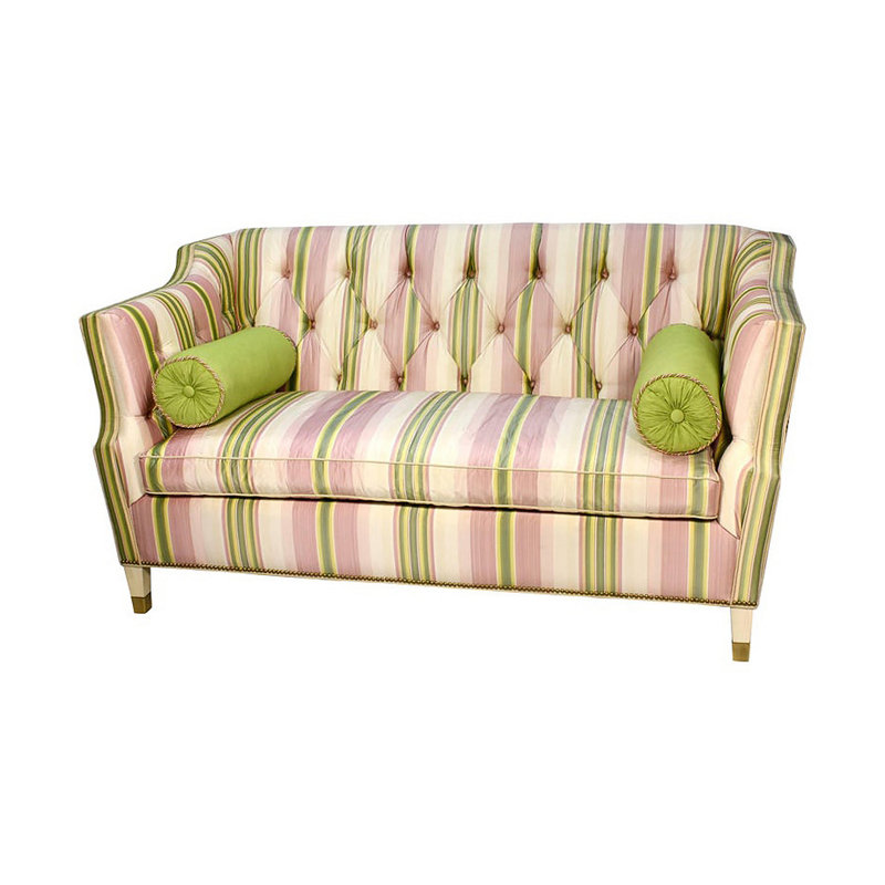 Tissu Simbolo, Lavande / vert
