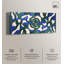 Ensemble floral sur toile, art contemporain par Art Remedy-111736155-111736160