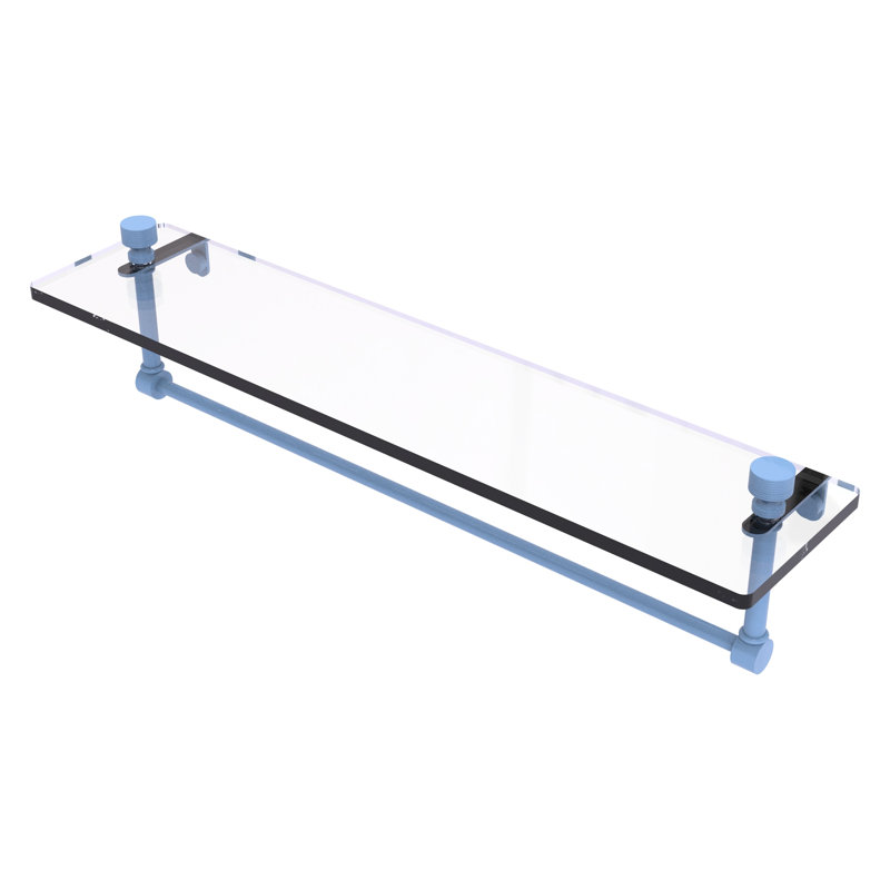 Tablette de meuble-lavabo Foxtrot, H 5 po x l 22 po x P 5 po, Bleu troll plat