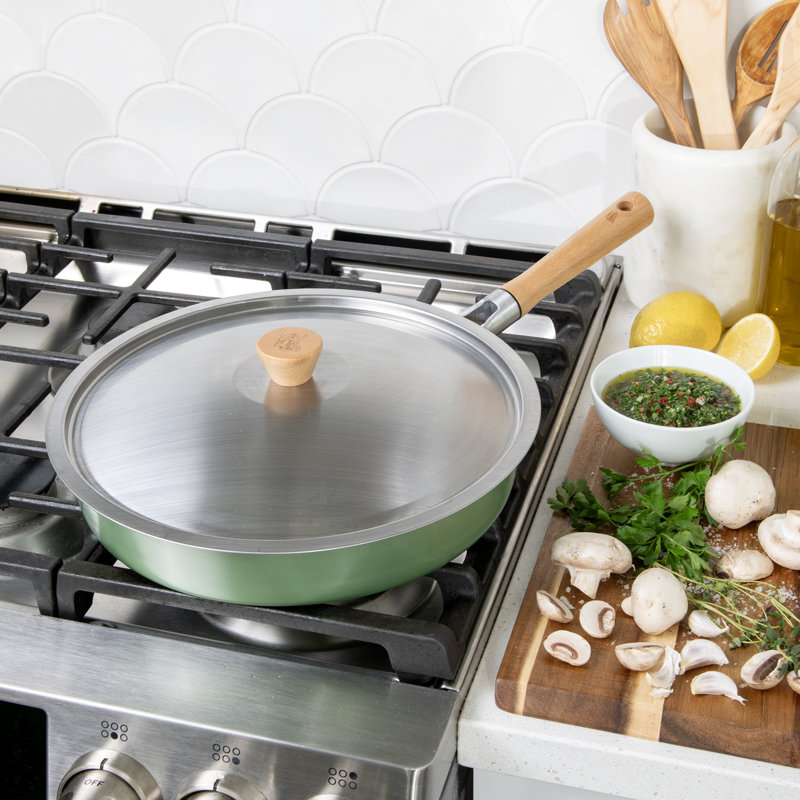 Nordic Ware Cardamom Nonstick Frying Pan With Lid, 12"