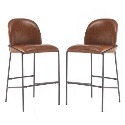 Ensemble de 2 tabourets de bar Galen