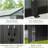 Durable Resin Storage Sheds, Modern Design With Transparent Windows, Perfect For Backyard