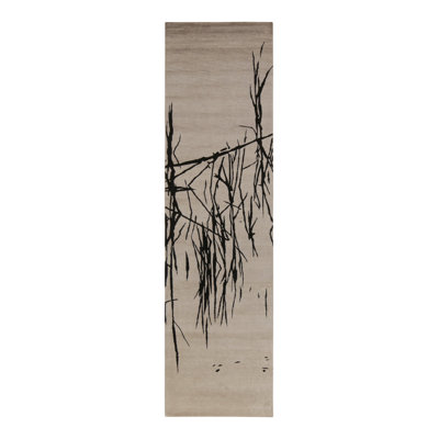 Handmade Silk and Wool Area Rug