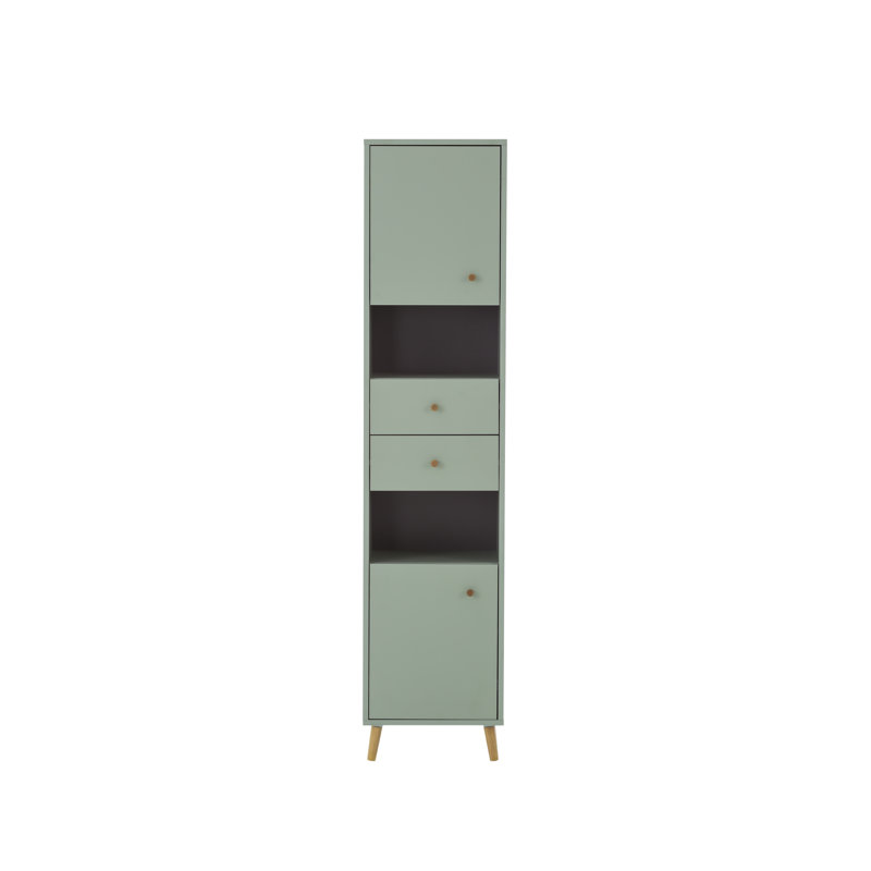 40 X 177 Cm Laundry Cupboard Bjarne, Pistachio