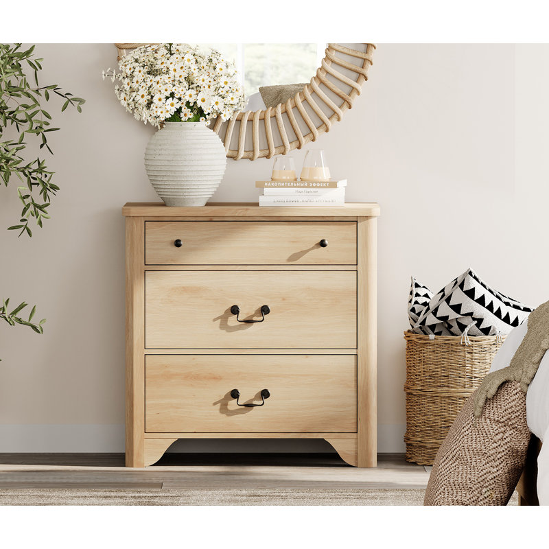 Commode pour enfants 31,5 po Haikey, Chêne