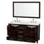 Sheffield 60" Freestanding Double Bathroom Vanity with Quartz Top with 58" Mirror-1951888845-1951910509-1951910505