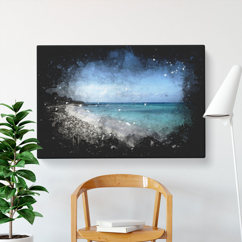 Beach In Aruba - Wrapped Canvas, 60cm H x 91cm W x 3cm D