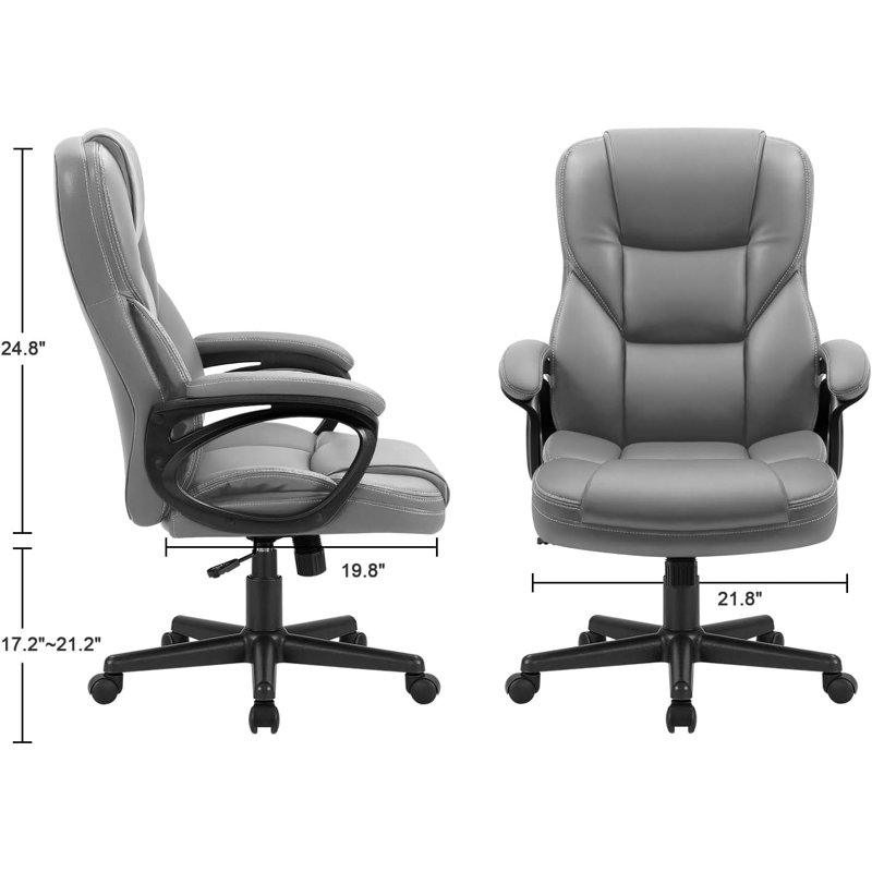 Fauteuil de direction ergonomique Jairden, Gris