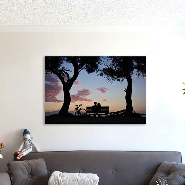 We Talked Like Lovers And Laughed Like Best Friends by Dominic Liam - Wrapped Canvas Print, 81 cm H x 122 cm W x 4 cm D