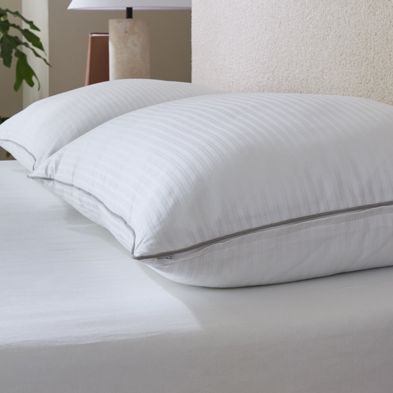 Down Alternative Medium Pillow, King, Traditional