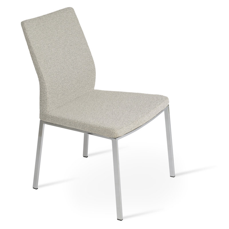 Chaise d'appoint Pasha, Gris clair