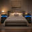 Nightstands with LED Light (Set of 2), Modern Side Table for Bedroom, Living Room-337834850