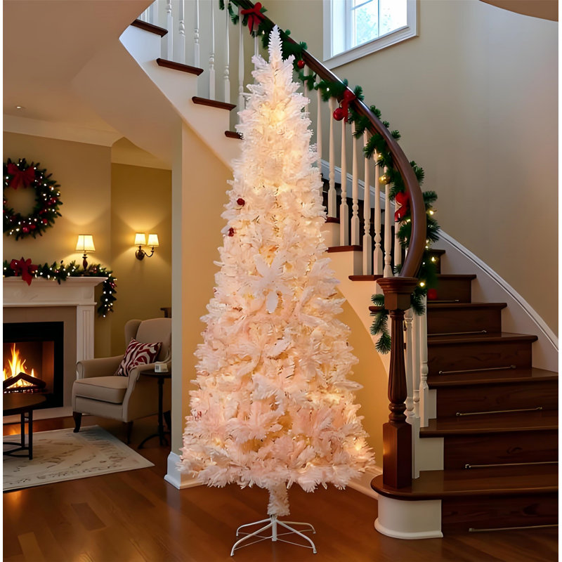 Arbre de Noël artificiel avec branches réalistes et base en acier