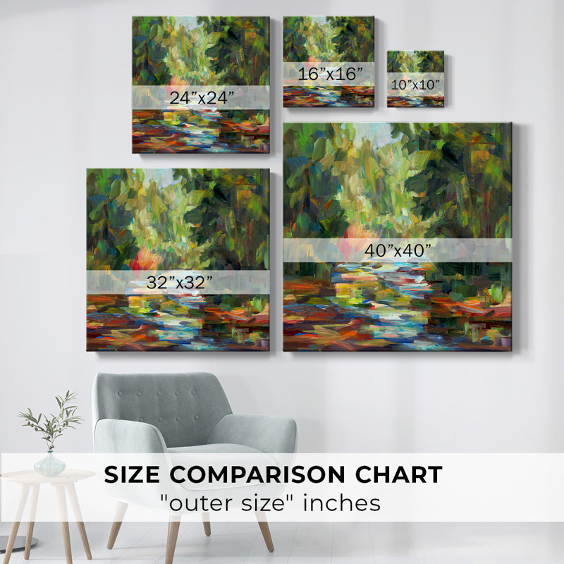 Sur toile, H 16 po x l 16 po