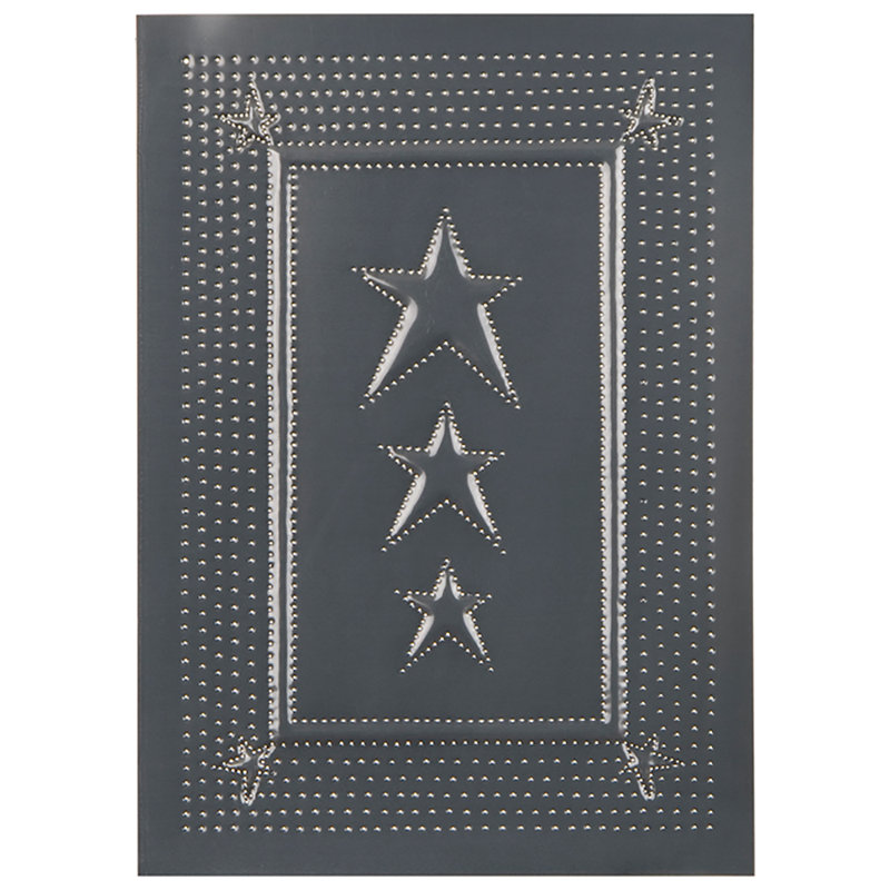 Embossed Star Panel, Country Tin