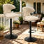 Chaise de bar pivotante pour l'extérieur-1668326320