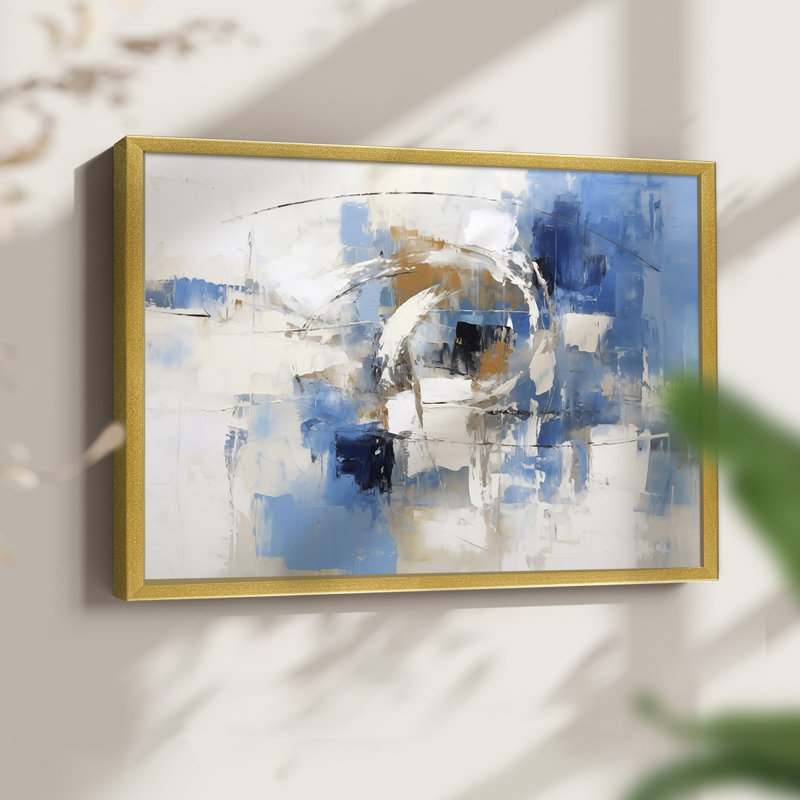 Série abstraite - CLXV - reproduction encadrée, H 11 po x l 14 po