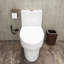 Toilette allongée une pièce TCYO 1,6 gallons GPF (siège inclus)