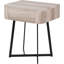 Angeliah 50cm W Metal Bedside Table-111122263